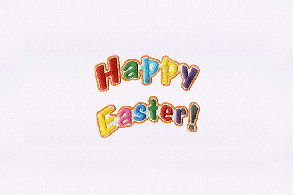 Colorful Happy Easter: A Seasonal Embroidery Design Review
