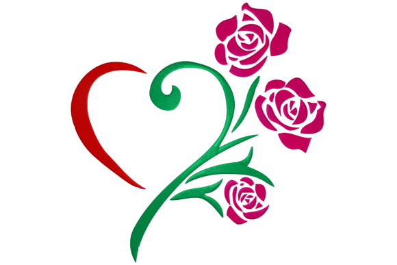 Heart Rose Flower: A Practical Embroidery Design Review