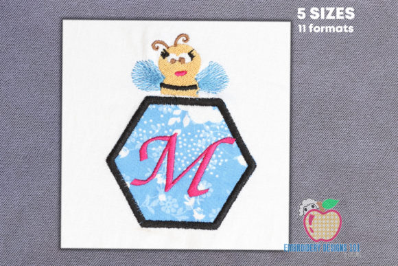Honeybee and Frame Applique: A Seasonal Embroidery Review